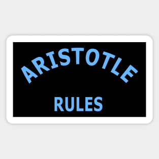 Aristotle Rules Sticker